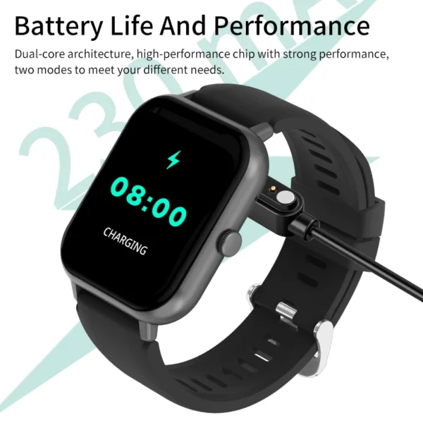 LIGE Waterproof Smart Watch Bluetooth Call Women Men Watch Voice Assistant 100+Sports Smartwatch For Huawei Xiaomi Android ios - Image 6